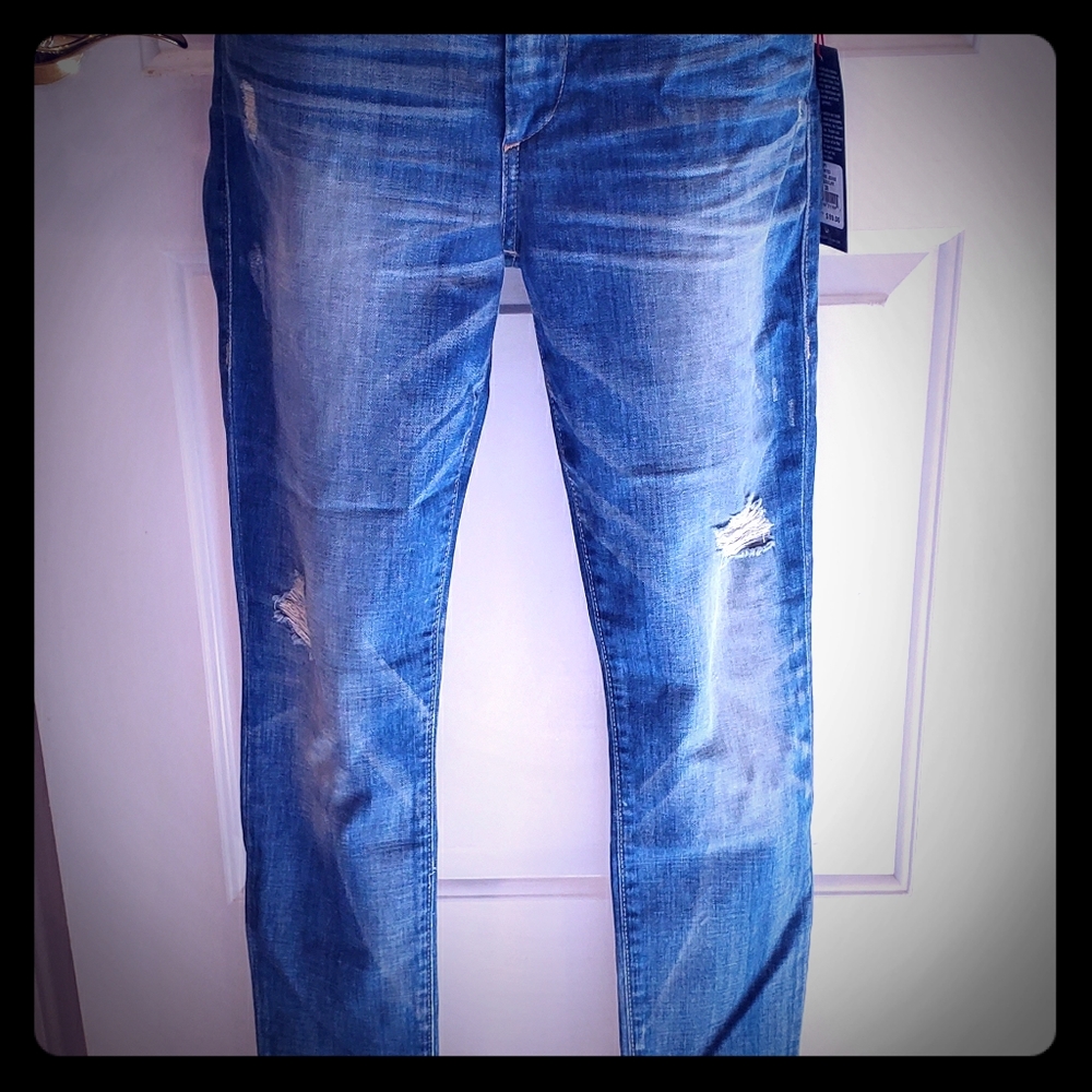 True Religion Halle Mid Rise Super Skinny Jeans 26